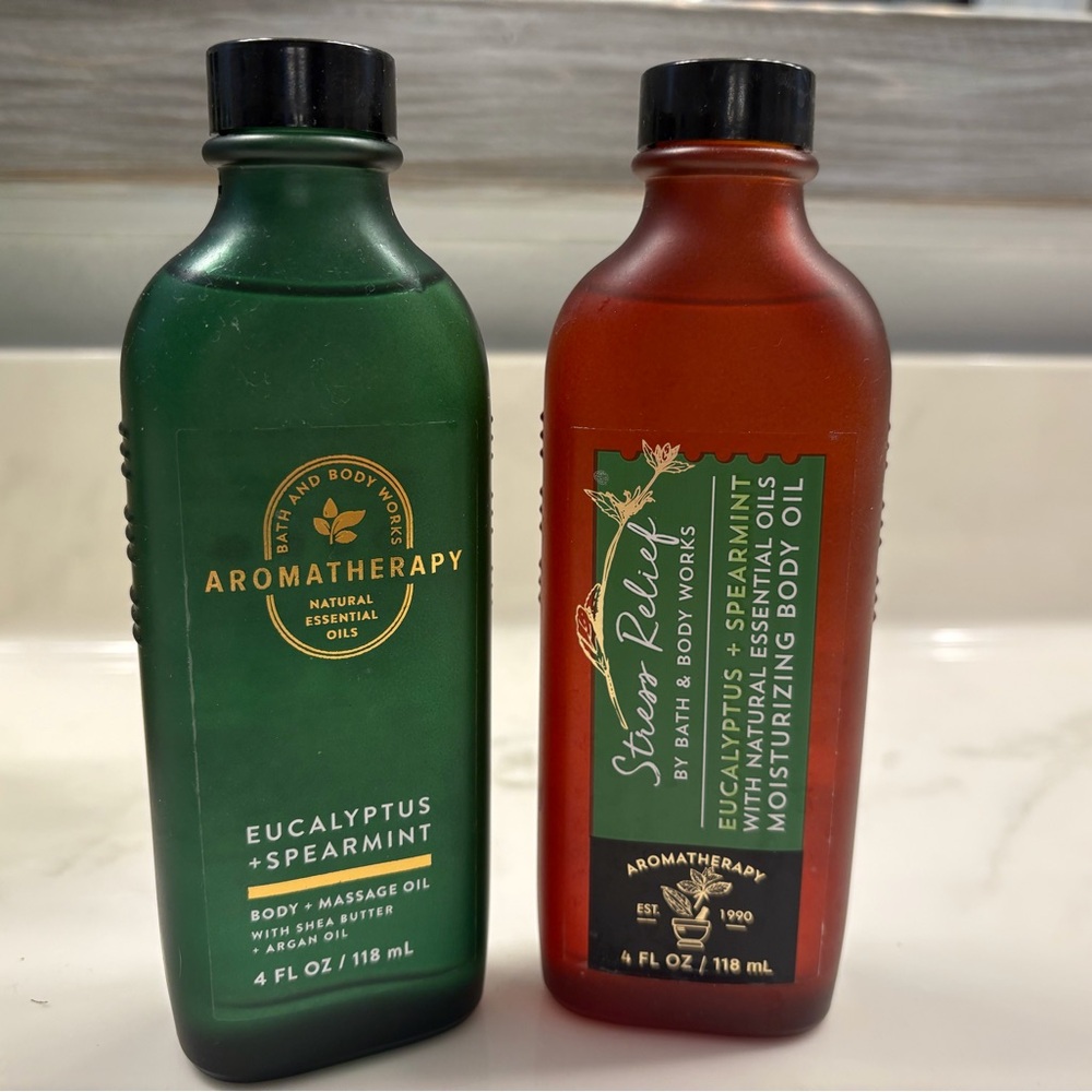 Aromatherapy Stress Relief Body Oils Set